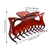 Bememo 4 Pieces Plastic Hair Claw Clips Women Thick Hair Claw Clamps (4.33 Inches)