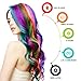 Hair Chalk, ETEREAUTY Hair Chalk Color Comb Temporary Hair Color Cream Non-toxic Washable with Shawl for Kids Party and Cosplay, Hair Chalk Pens Works on All Hair Colors (8 Colors)