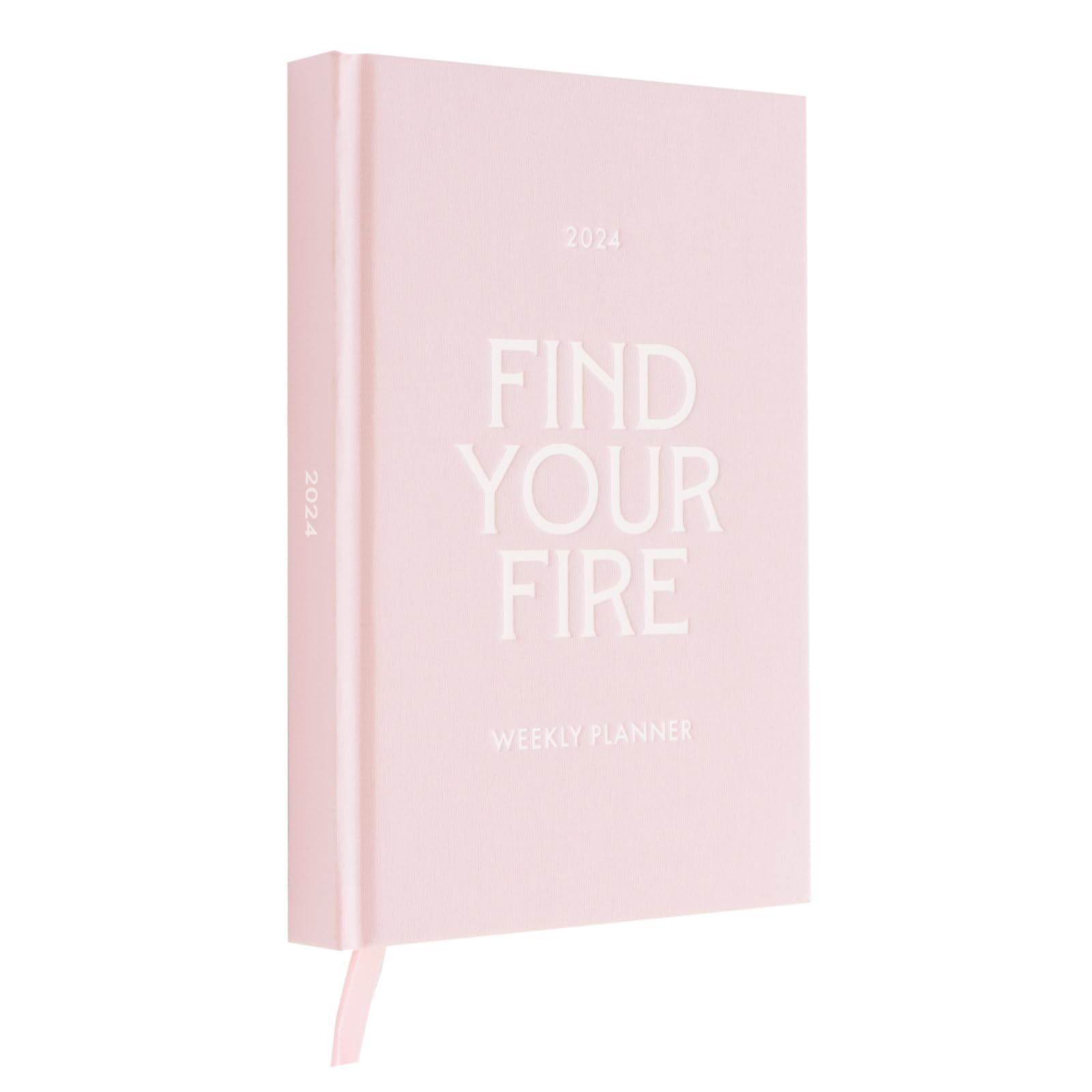 Kokonote Sakura Classy 2024 Week To View Diary | January 2024 - December 2024 | 2024 Weekly Planner | Planner With Tabs & Pocket | 2024 Diary | Cute Planner — image 1