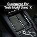 MECHCOS Compatible with Tesla Model X 2017-2018 Model S Center Console Organizer Armrest Storage Box Holder Container Glove Pallet Tray