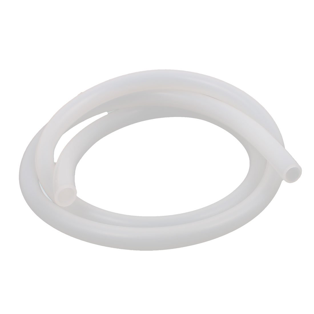 Sourcingmap 8mm x 11mm Silicone Translucent Tube Water Air Pump Hose Pipe 1 Meter 3.3Ft Long
