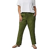 Torrid Women's Plus Size Pants - Pull-On Convertible Poplin Crop Pant