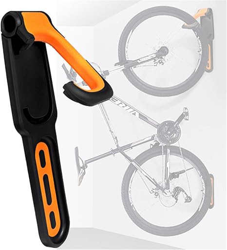 Amazon Co Jp 自転車の壁掛けラックスペースを節約するための多機能収納フック折りたたみ式スタンド自転車の壁掛けハンガー回転自転車スタンド ホーム キッチン