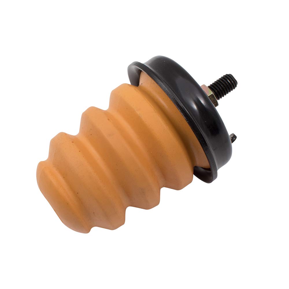 Pair Set Rear Axle Frame Leaf Spring Rubber Bumper Stops w/Nut