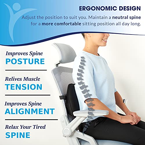 Lumbar Support Pillow for Office Chair Lower Back Support Posture