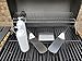 5 Piece BBQ Grill and Griddle Tool Kit from E-Z Grip, 2 Spatulas, 1 Chopper, 2 Condiment Dispensers, Perfect for both Outdoors and Indoors, Professional Grade Stainless Steel