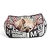Disney Corded Rectangular Bumper in Minnie Newspaper, Black (Dog/Cat Bed)