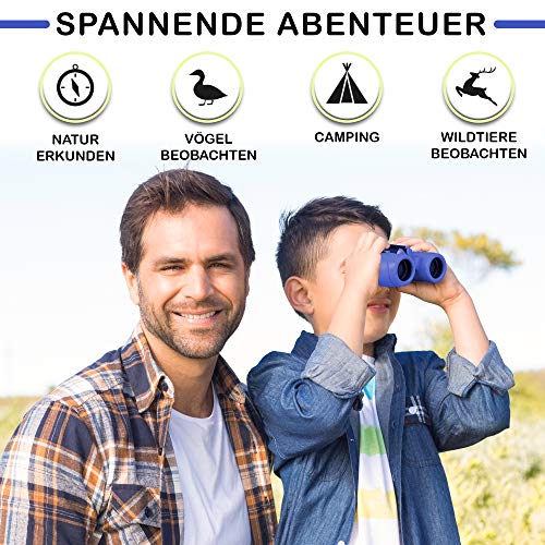 Fernglas für Kinder - Optimales Geschenk zu Ostern für kleine Jungen und Mädchen - Starke Vergrößerung 8X21… – Bild 5