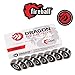 Fireball Dragon Skateboard Bearings Set (8 Pack) - 608 Longboard Bearings for Skateboard Inline & Roller Skate - Fast All Weather Bearings with Dual Labyrinth Shields - Guaranteed for Life (Endure)