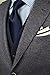 PUCCINI Bows-N-Ties Men's Necktie Solid Color Microfiber Satin Tie 3.25 Inches (Navy Blue)