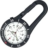 Clip-On Hiker Watch - Black