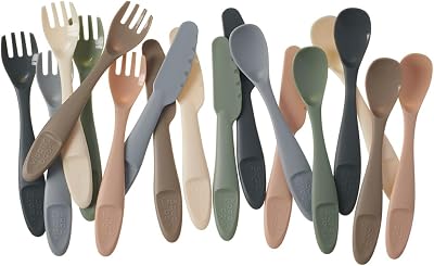 Vital Baby Toddler Cutlery 6m+ 30 Pack Easy-Grip Feeding Utensils