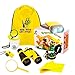 Outdoor Exploration 10 Piece Kit | Kids Binocular, pretend Bug and collector, Flashlight, Compass, Magnifying Glass, Whistle & Backpack | Boys Girls Gift Age 3,4,5,6,7,8,9 | Educational, in & Outdoor