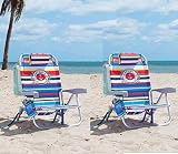 Tommy Bahama 2 Pack Backpack Beach Chair Multi Color Stripe