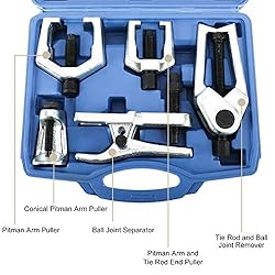 KUNTEC 5Pcs Ball Joint Separator Pitman Arm Puller