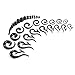 BodyJ4You 54PC Gauges Kit Ear Stretching 14G-00G Acrylic Spiral Tapers Plugs Body Piercing Set