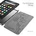 Fire 7 2015 Case, Poetic Slimline Series [Lightweight] [Ultra-slim] PU Leather Slim-Fit Trifold Cover Stand Folio Case for Amazon Fire 7 5th Gen (2015) Black