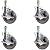 Caster Barn - NEW 5" Caster set for Metro Wire Shelving - Set of 4 Casters