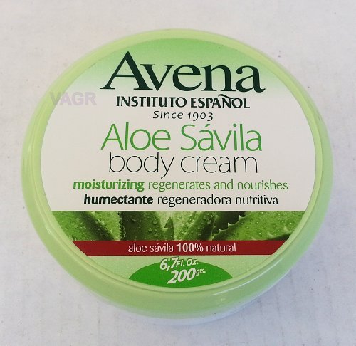Avena Aloe Savila Body Cream.. Moisturizing, Regenerates, Nourishing. 6.7 oz... amtc by Instituto Espanol
