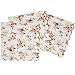 Gift Boutique 100 Floral Luncheon Napkins with Scalloped Edge 3 Ply Flowers Design For Table Bridal Shower Wedding Reception & Birthday Favors Supplies Decorations