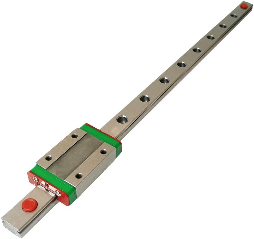 Iverntech MGN12 450mm Linear Rail Guide with MGN12H Carriage Block for 3D Printer and CNC Machine