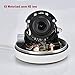 EVERSECU Mini PTZ Camera RS485 HD Analog 1080P 4X Zoom(2.8-12mm) 65ft IR Distance Outdoor High Speed Dome Camera IP66 Weatherproof Full Metal Vandalproof PTZ Camera