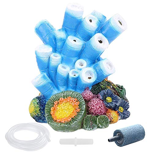 Uniclife Aquarium Ornament Bubbler with 5 ft. Airline Tubing, Air Stone