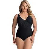 Miraclesuit Women's Plus Swimwear Gasparilla Oceanus Tummy Control Soft Cup One Piece Swimsuit