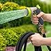 Hospaip 50ft Garden Hose - ALL NEW Expandable Water Hose with Double Latex Core, 3/4 Solid Brass Fittings, Extra Strength Fabric - Flexible Expanding Hose with Metal 8 Function Spray Nozzle