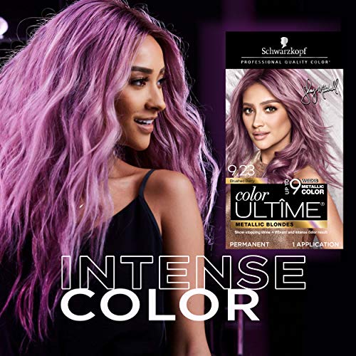 Schwarzkopf Color Ultime Metallic Permanent Hair Color Cream, 9.23