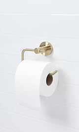 Bristan Round Toilet Roll Holder Brushed Brass Bathroom Accessory view 4
