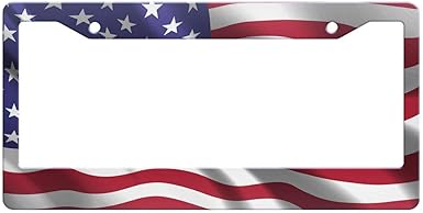 Design Galaxy WIRESTER Printed License Plate Frame Decoration Cover for Car Truck SUV Vehicle