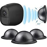 Outdoor Mount Metal Magnetic Mount for Arlo, Ceiling/Table Mount for Arlo with Base Station-Arlo, Arlo Pro, Arlo Pro 2, Black (3 Pack)