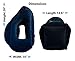 Blissful Co. Inflatable Travel Pillow, Airplane Pillow, Head, Neck, and Chin Support, Compact, Lightweight, with 3D Eye Mask and Earplugs for Sleeping, Napping, Airplanes, Cars, Office, Camping