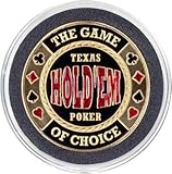 Hand painted card guard cover - Holdem Game of Choice