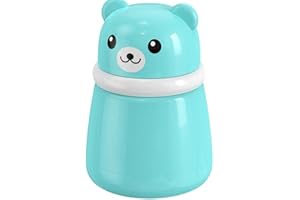 CoaGu Powder Case in Blue - Comes with Powder Puff - Ideal Body Dusting Container for Baby & Mom