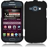 For Samsung Galaxy Ring M840 Rubberized Hard Cover Case Black Accessory