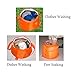TSJ 19 Liter/5 Gallon Collapsible Water Bucket Camping Sink Portable Durable Sink Basin Bucket for Fishing Hiking Travelling