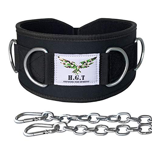 The x Bands Weighted Dip Belt - Weight Lifting Belt for Women - Weight Lifting Belts for Men - Weight Belt with Chain- Chain Belts for Women - Weightlifting Belt Men - Chain Belt Black XS