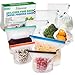 Bistrosa Reusable Silicone Food Bags & Mesh Produce bags