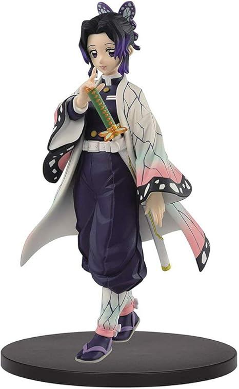 Amazon Co Jp 塩化ビニル 日本 モデルフィギュア バタフライ デーモンブレード 日本アニメ 津栗香奈子 アクションフィギュア 信尾孝朝 デーモンスレイヤー Kochou Shinobu ホーム キッチン