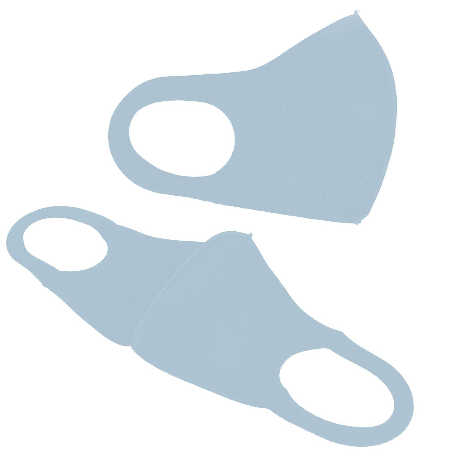 ASAB AS-04063 Unisex Motorcycle Sport Facial Mask, Reusable, Washable, Breathable, Light Blue - Image 3