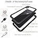 Transy Waterproof iPhone Xs Max Case - Xs Max Full Body Case Apple iPhone Underwater Full Sealed Phone Case for Xs Max Built in Screen Protector Cover Shell for Men Women