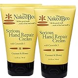 The Naked Bee Serious Hand Repair Cream Lotion Coconut & Honey - 2 Pack