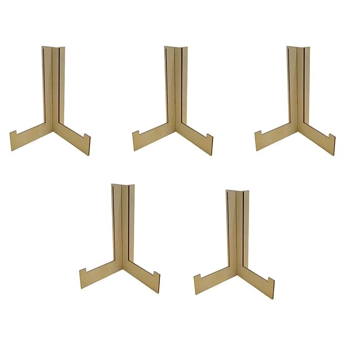 100yellow® Wooden Photo Frame Stand (14 x 10 x 3 cm, Brown) Amazon.in