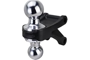 Shocker Combo Multi Ball Mount Attachment, Chrome Combo 2" & 2-5/16" Balls