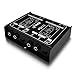 Premium Direct Injection Audio Box - Passive DI Unit Hum Eliminator w/ Input Attenuator to Connect Guitar & Bass - 1/4 Inch Impedance Transformer Connector to Balanced & Unbalanced XLR - Pyle PDC22