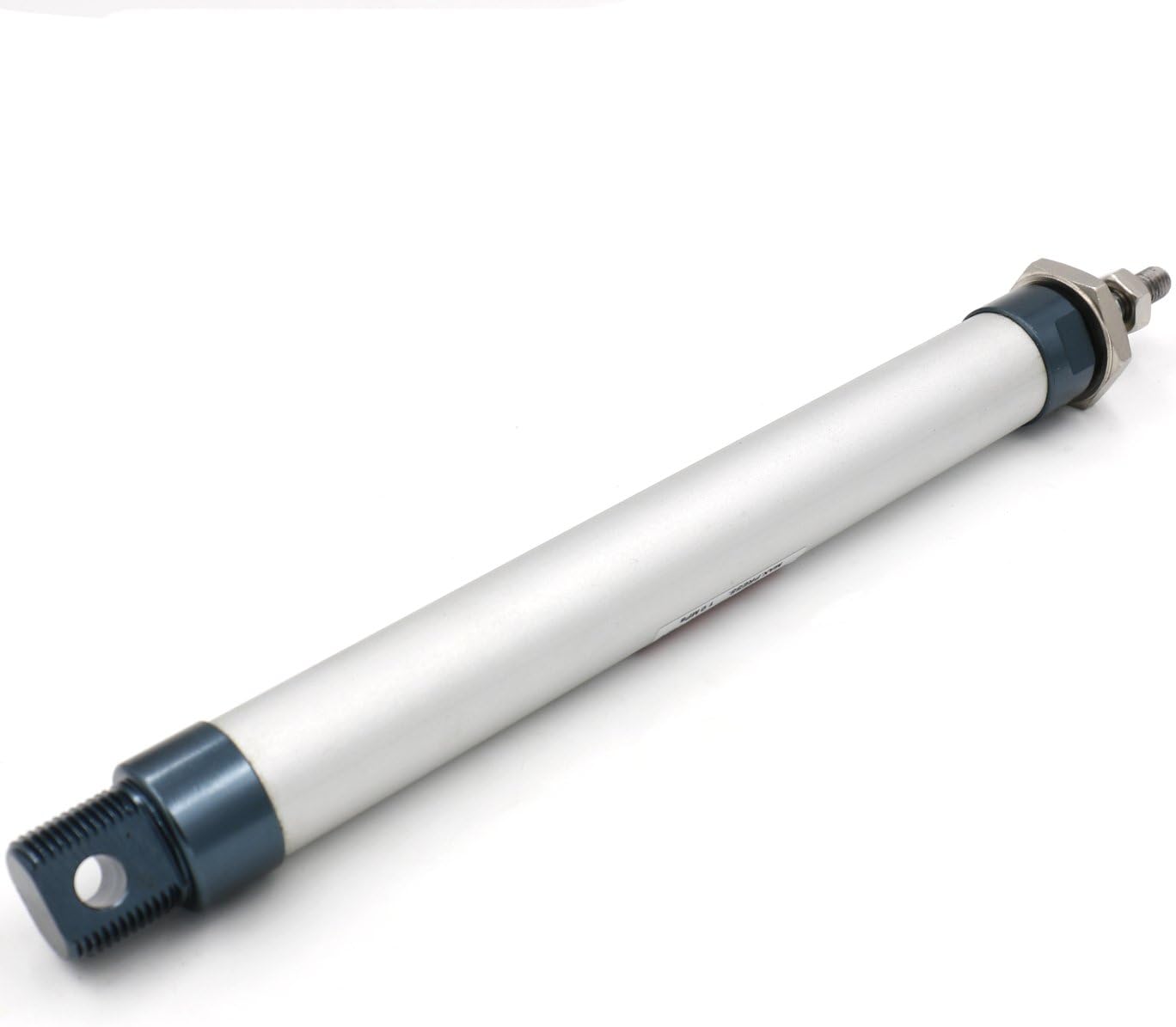 Heschen Pneumatic Slim Air Cylinder MAL 20-150 PT1/8 Port 20mm Bore 150mm Stroke Double Acting, Silver - Image 3