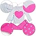 Bluenido Girls Heart 2 Piece Pajama 100% Super Soft Cotton (12m-7y)
