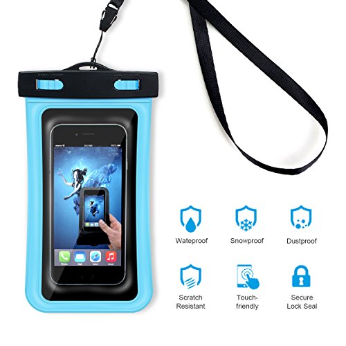 image for U-Tote Universal Waterproof Case, IPX8 Waterproof Phone Pouch Dry Bag 